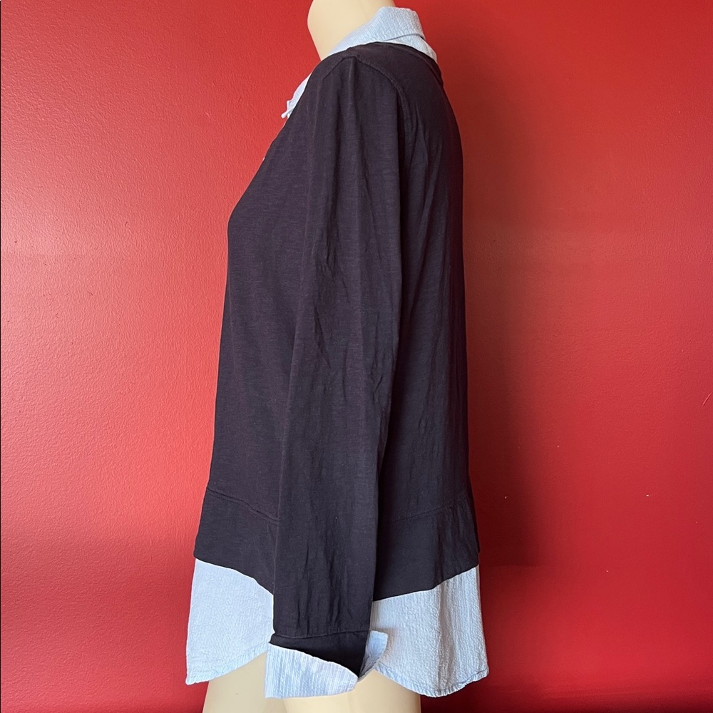 EUC Tommy Hilfiger Light Blue Striped collared Shirt - Picture 10 of 15